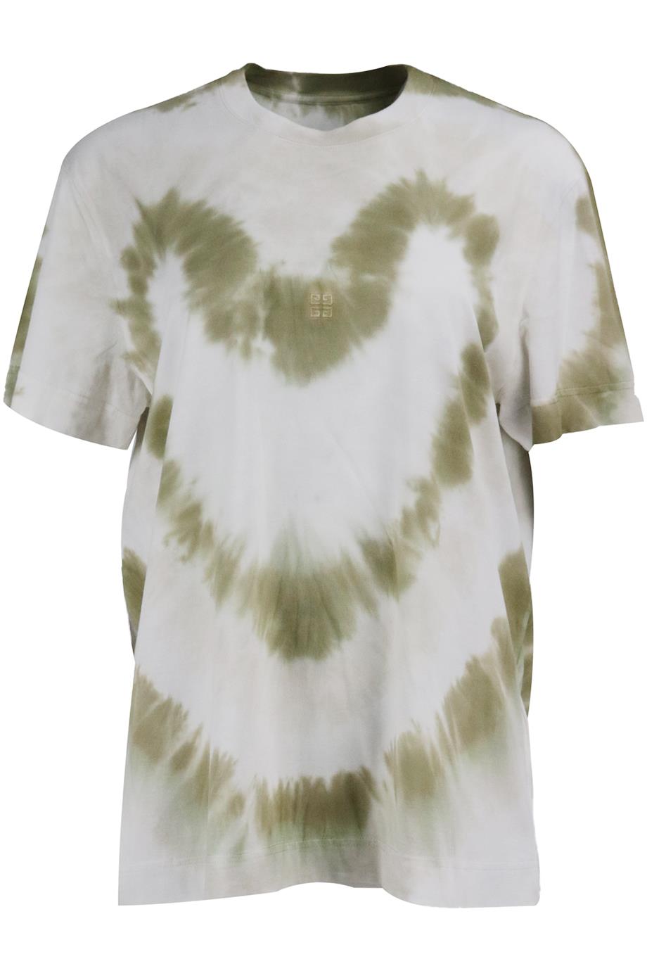 GIVENCHY TIE DYED COTTON JERSEY T-SHIRT SMALL