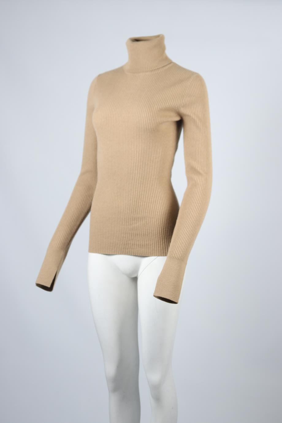 BARBARA BUI WOOL AND CASHMERE BLEND TUTRLENECK SWEATER LARGE