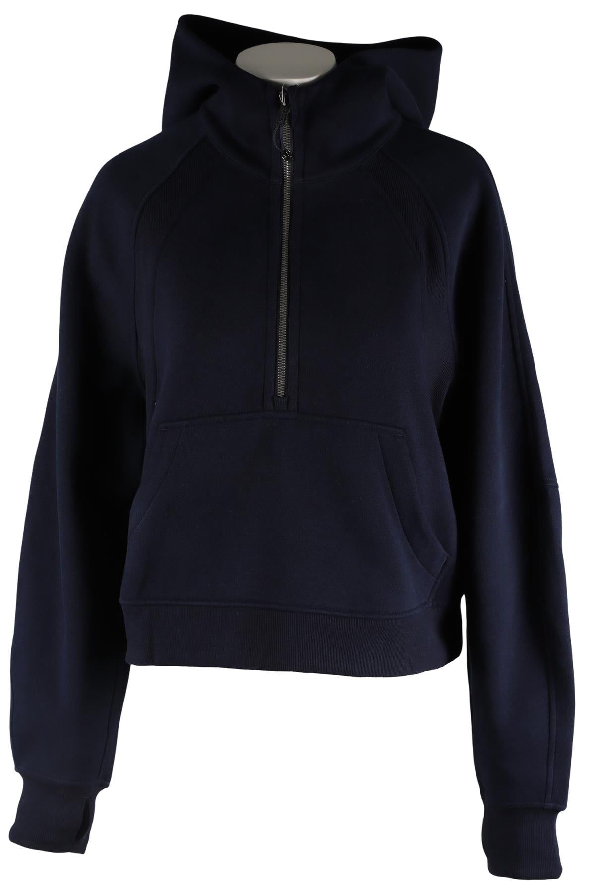 LULULEMON NAVY COTTON HOODIE MEDIUM/LARGE
