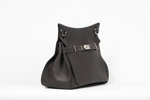 HERMÈS 2009 JYPSIERE 36CM CLEMENCE LEATHER SHOULDER BAG