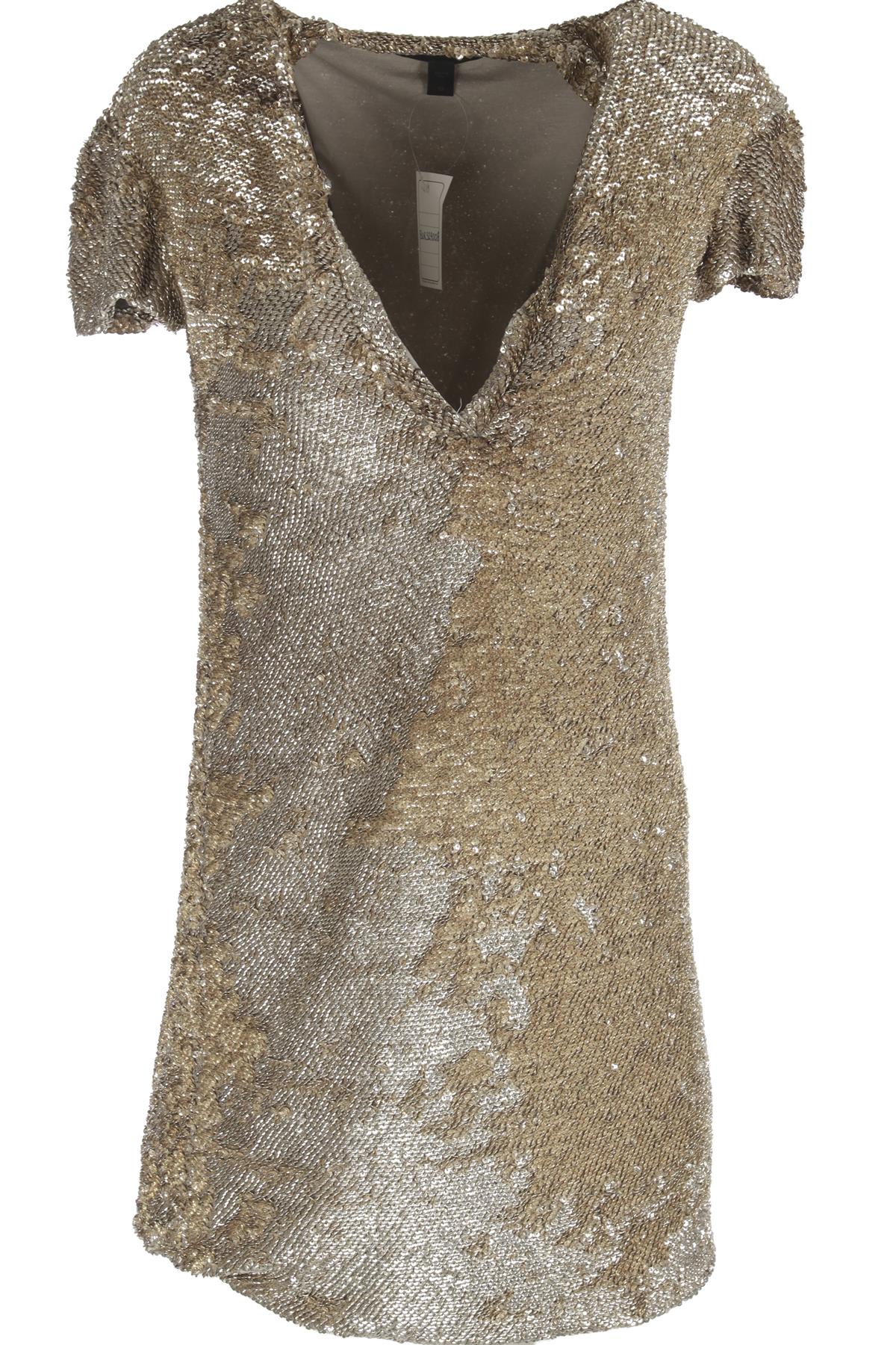 BURBERRY PRORSUM GOLD SEQUIN MINI DRESS IT 38 UK 6
