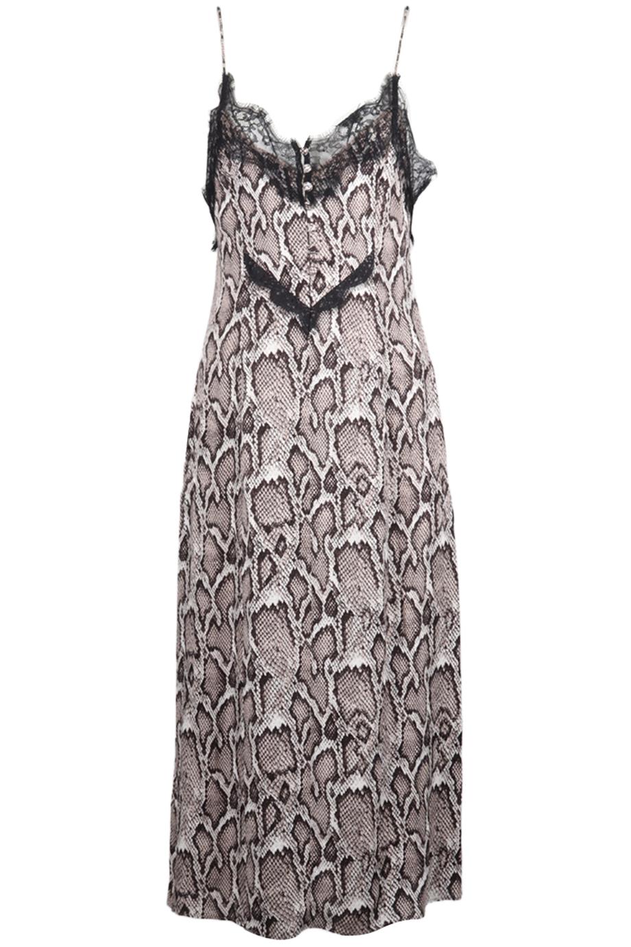 AFRM PRINTED CREPE MAXI DRESS SMALL