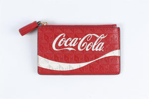 ANYA HINDMARCH RED COCA COLA LEATHER WALLET