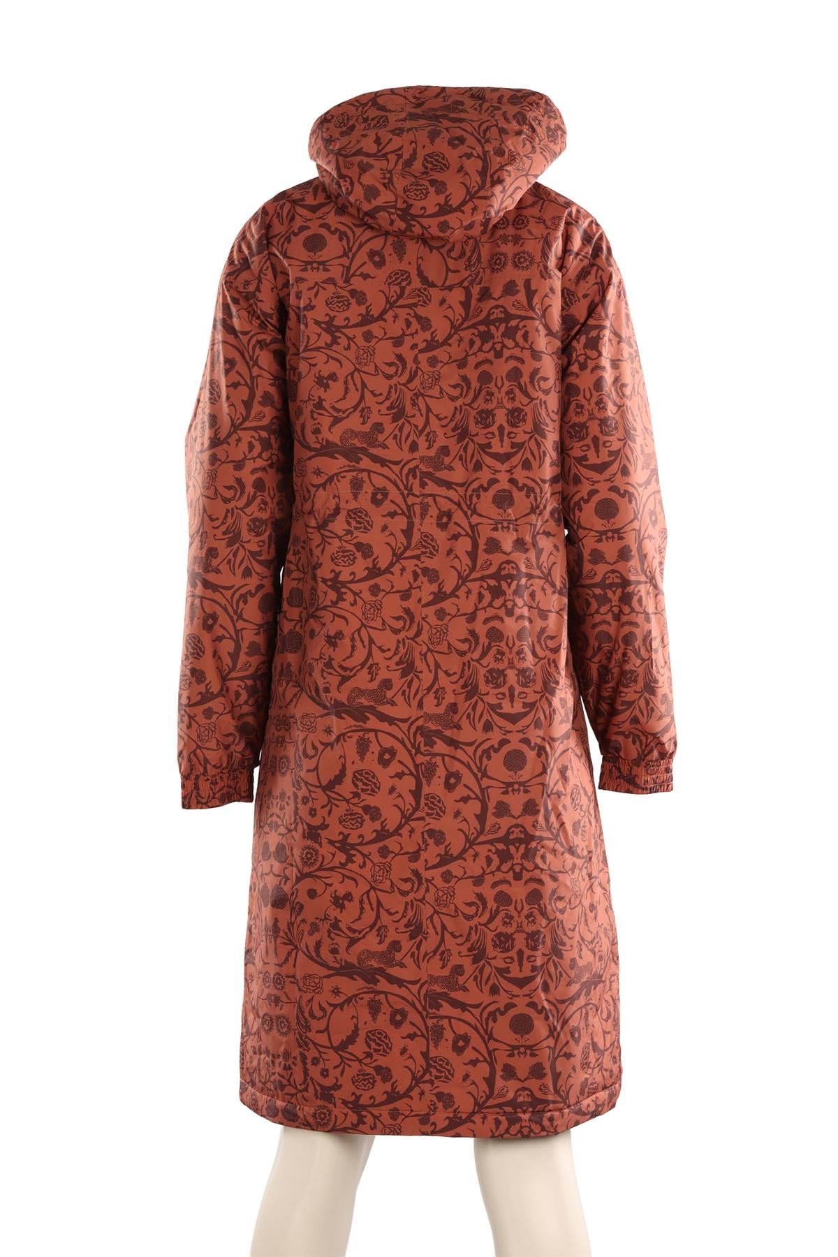 K-WAY + CABANA BROWN PADDED SHELL COAT UK 8