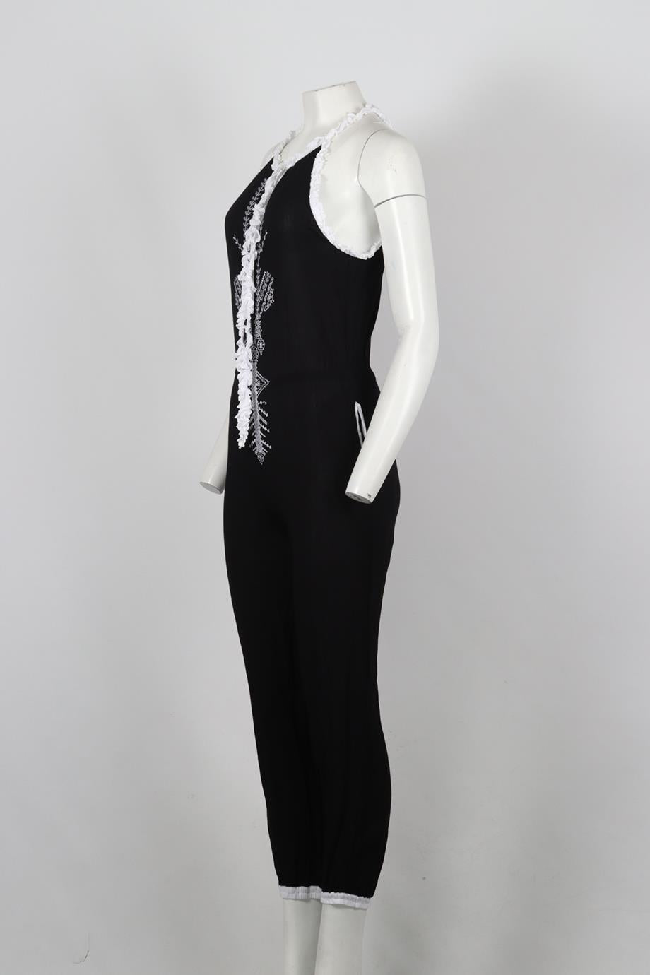 POUPETTE ST BARTH VOILE JUMPSUIT UK 8
