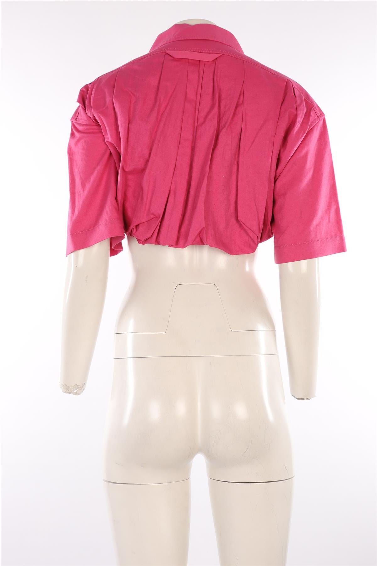 JACQUEMUS PINK COTTON TOP FR 40 UK 12