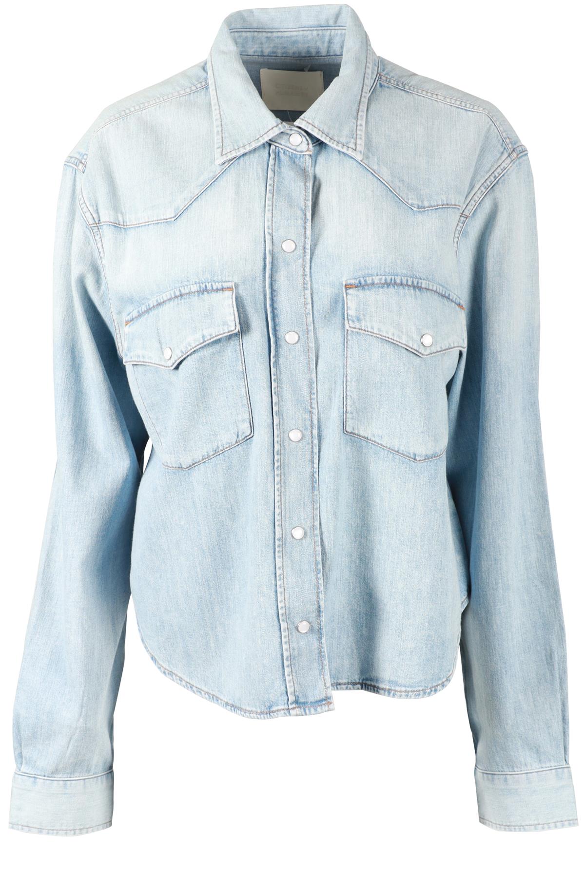 CITIZENS OF HUMANITY BLUE DENIM SHIRT