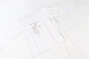 LA PERLA WHITE KIDS GIRLS PYJAMA SET 12 YEARS