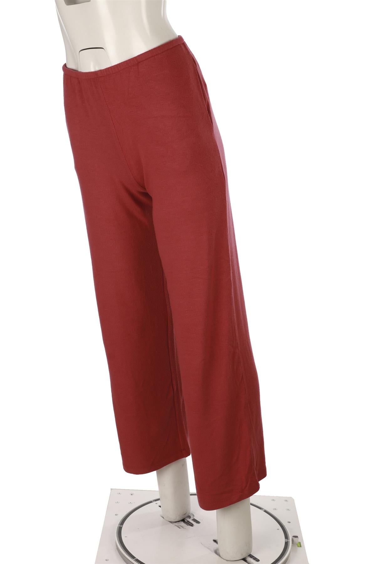 LESET PINK JERSEY STRAIGHT LEG PANTS SMALL