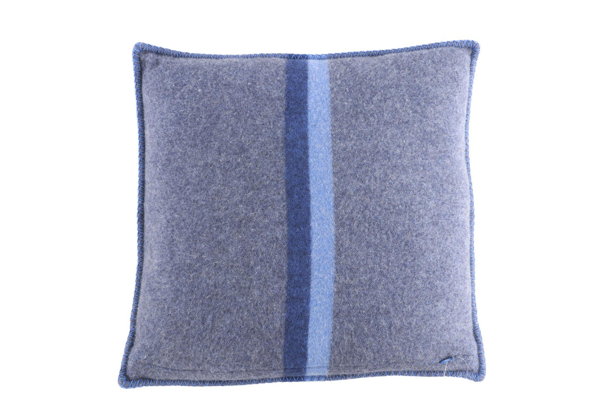 LOUIS VUITTON BLUE WOOL CUSHION