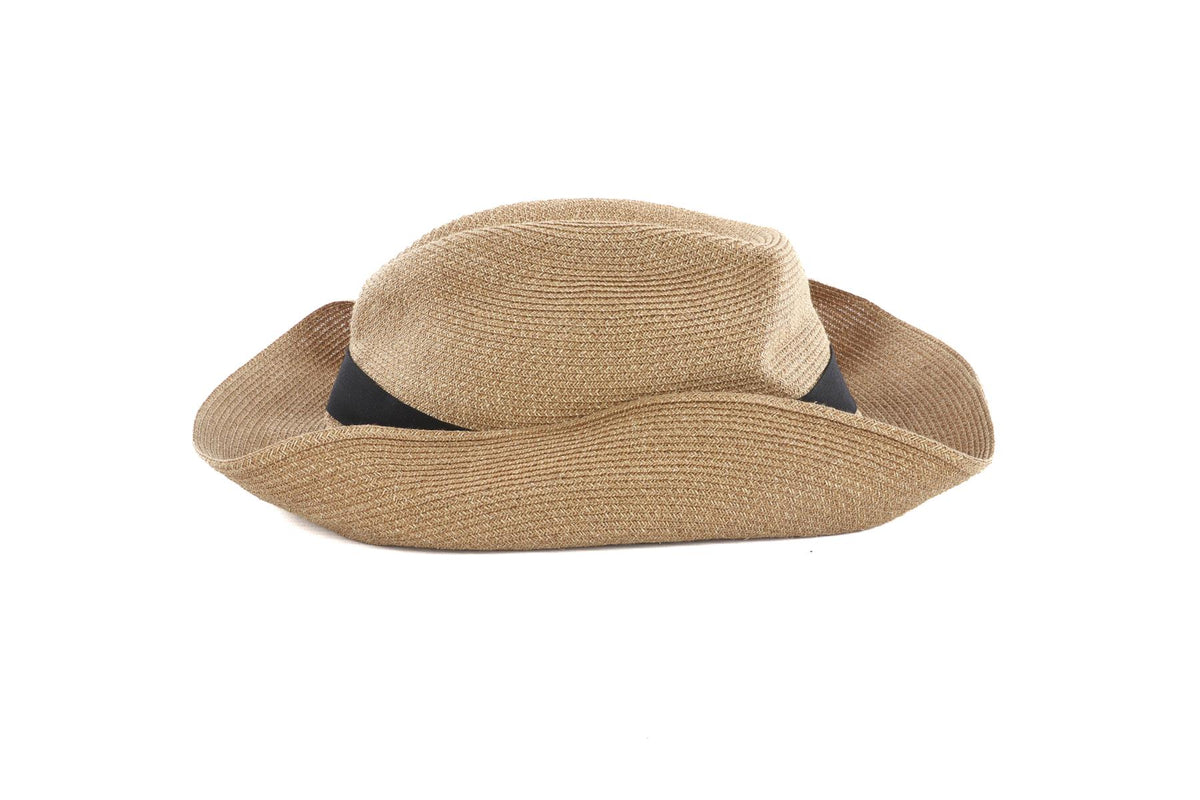 MATURE HA. TAN PAPER SUN HAT 59CM
