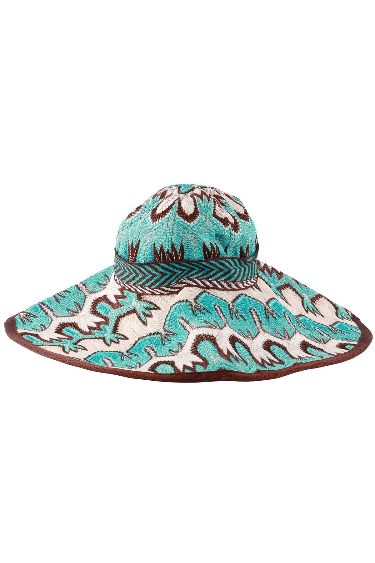 MISSONI BLUE CROCHET HAT SMALL