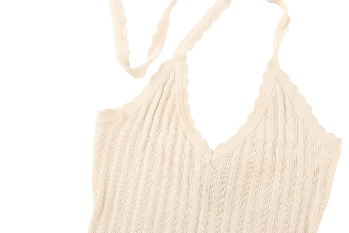 REFORMATION + DEVON LEE CARLSON CREAM COTTON TOP SMALL