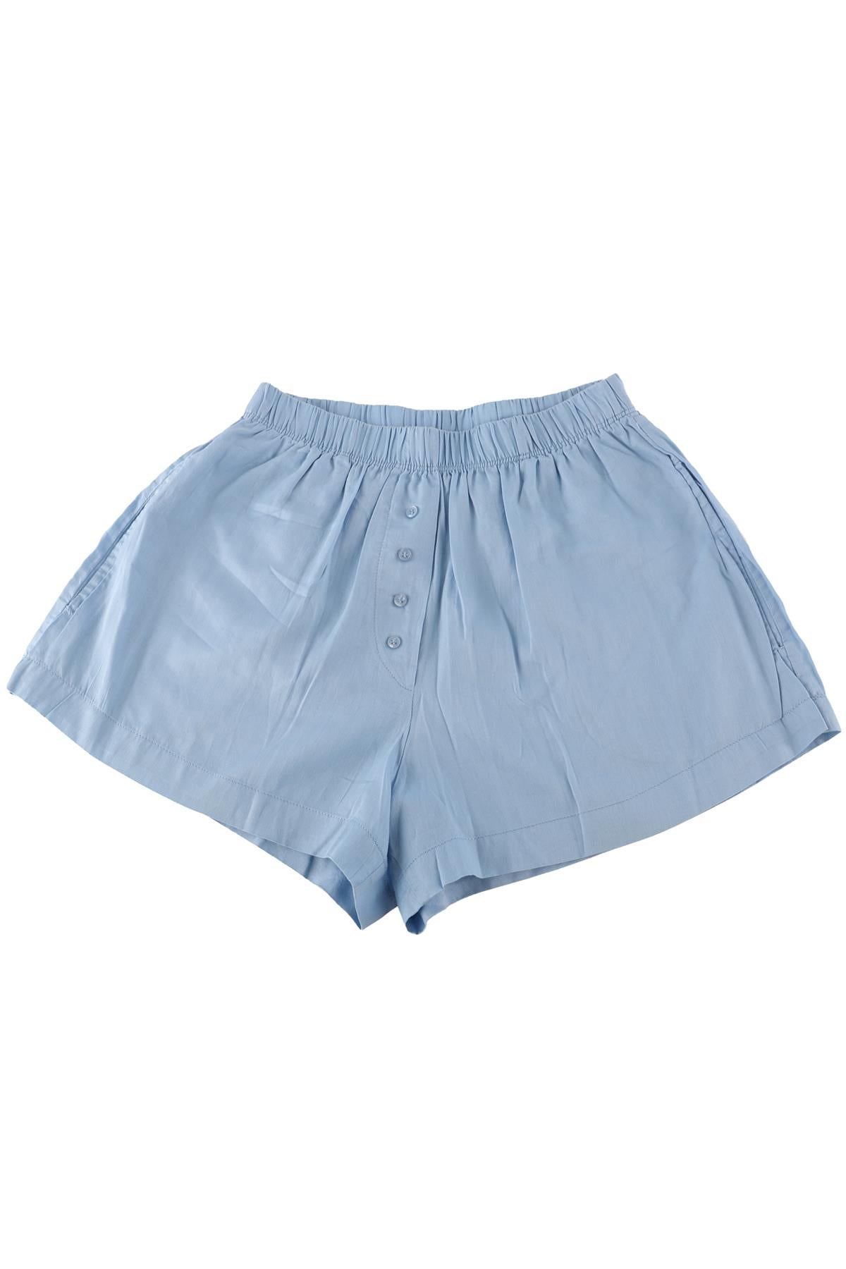 LESET BLUE COTTON SHORTS XSMALL