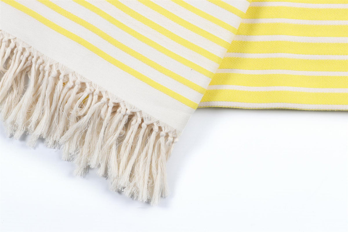SAINT LAURENT YELLOW TOWEL