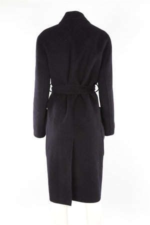 ACNE SUDIOS NAVY WOOL COAT EU 36 UK 8