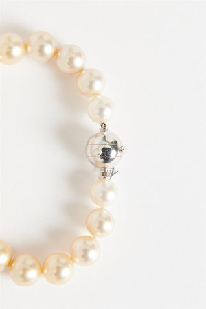 MIKIMOTO WHITE AND GOLDEN PEARL BRACELET