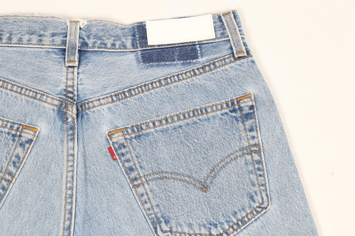 RE/DONE HIGH RISE DENIM SHORTS W27 UK 8-10