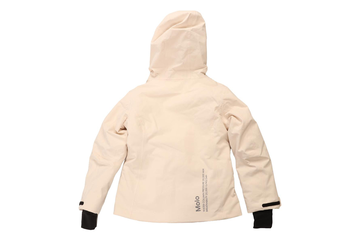 MOLO WHITE KIDS GIRLS SKI JACKET 6 YEARS