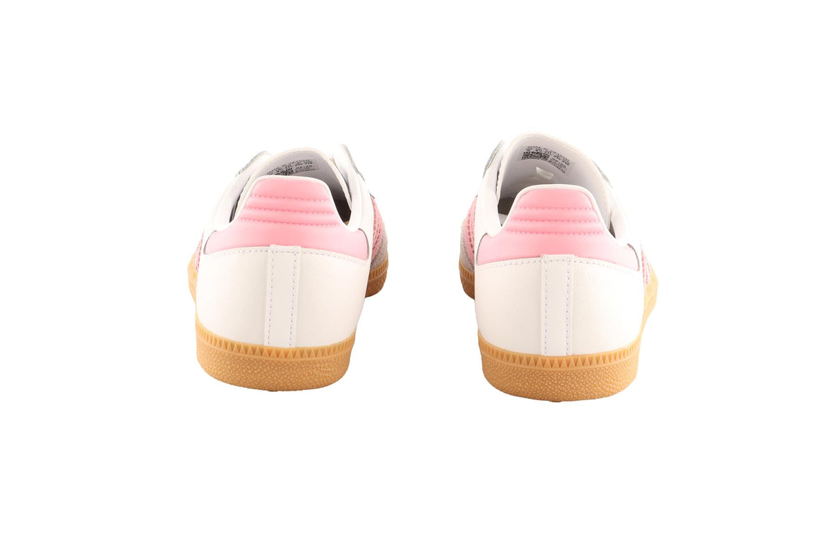 ADIDAS WHITE SAMBA CLOUD WHITE/ LIGHT PINK/ GUM SNEAKERS EU 37 1/3 UK 4.5 US 5
