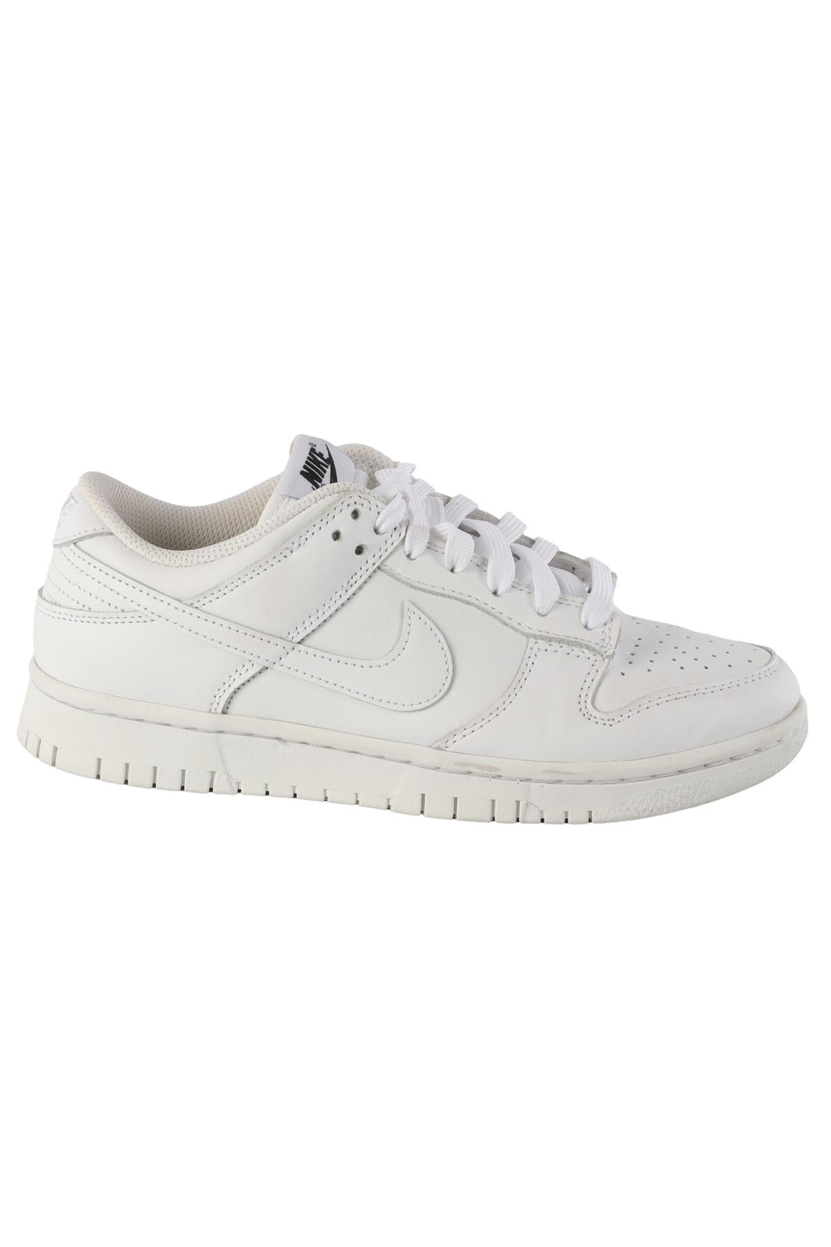 NIKE WHITE LEATHER TRAINERS EU 38 UK 5 US 8