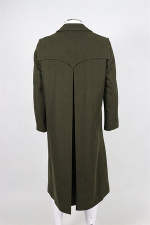 GUCCI GREEN MEN'S QUELLE QU'EN SOIT LA SAISON WOOL COAT MEDIUM