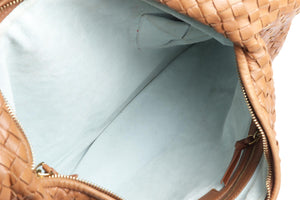 BOTTEGA VENETA BROWN HOBO MEDIUM LEATHER SHOULDER BAG