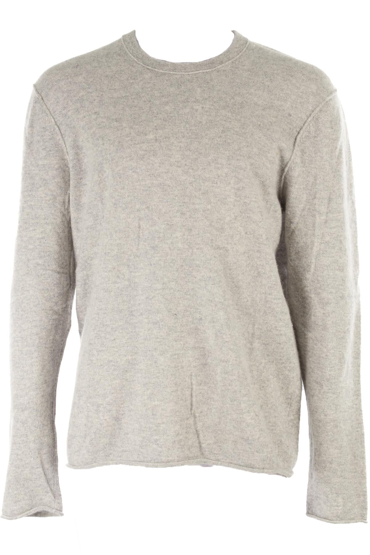 JAMES PERSE GREY MEN'S CASHMERE SWEATER LARGE