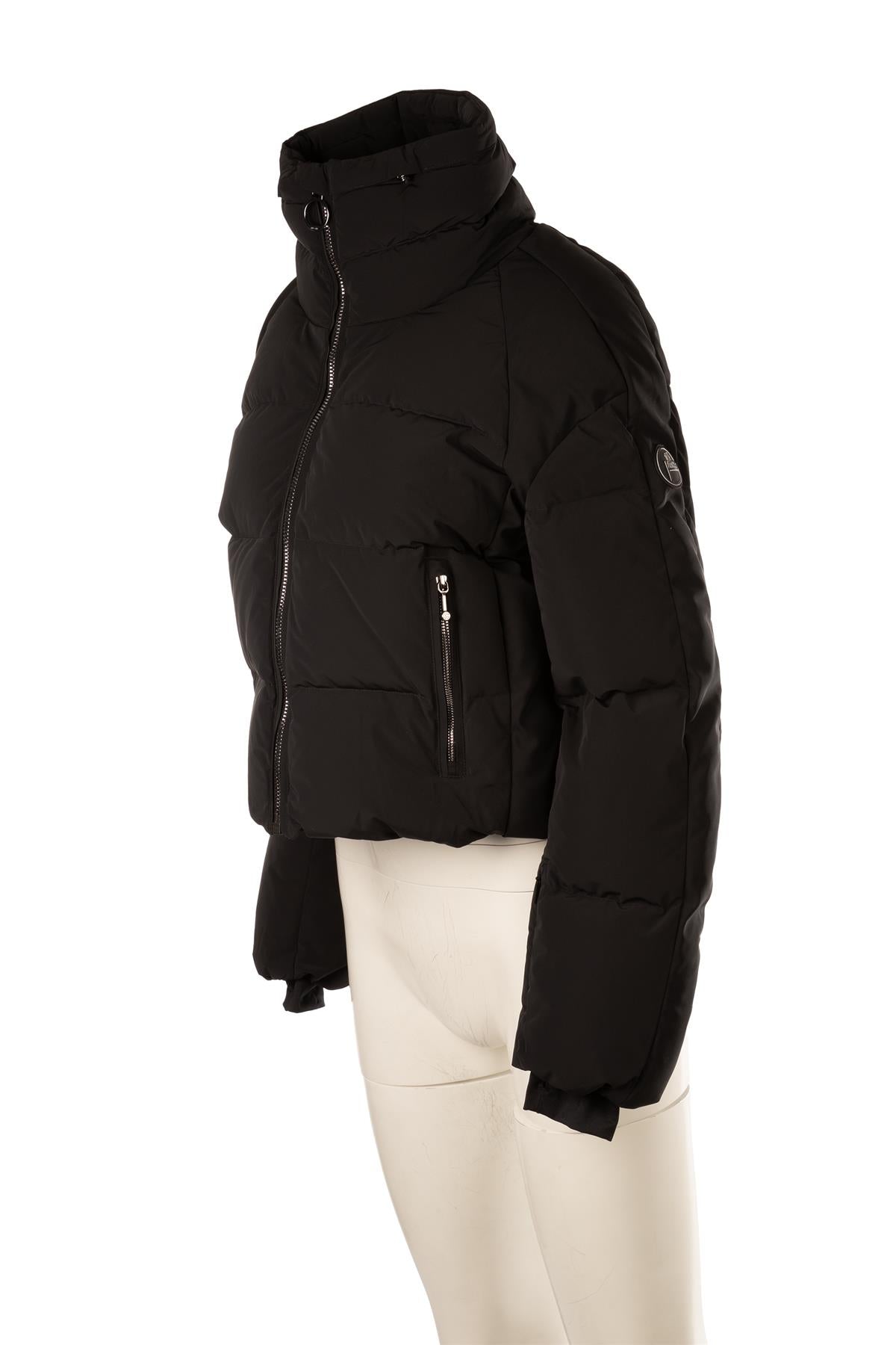 FUSALP BLACK PADDED DOWN JACKET FR 42 UK 14