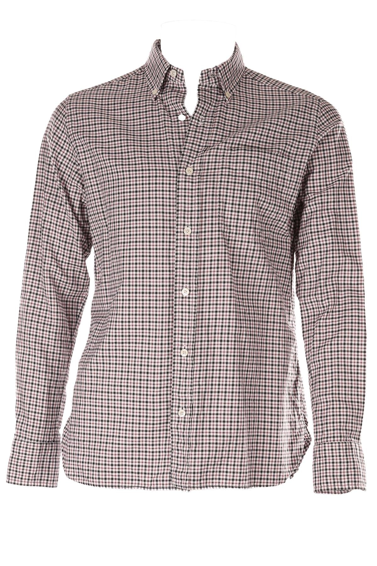 TOM FORD MULTI MEN'S COTTON SHIRT IT 48 UK 38