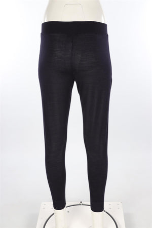 STELLA MCCARTNEY BLACK WOOL TAPERED PANTS IT 36 UK 4
