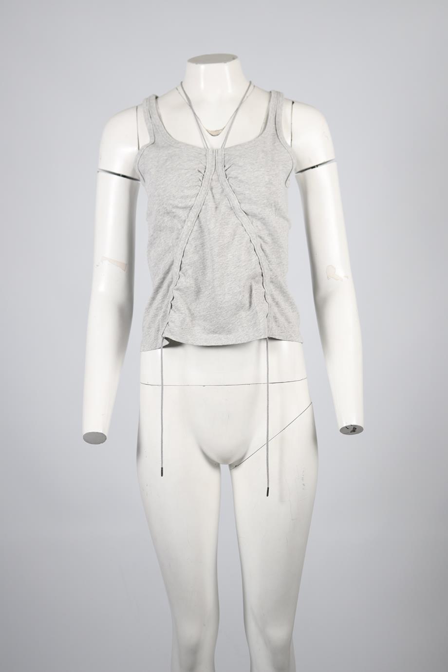T BY ALEXANDER WANG COTTON TOP XSMALL