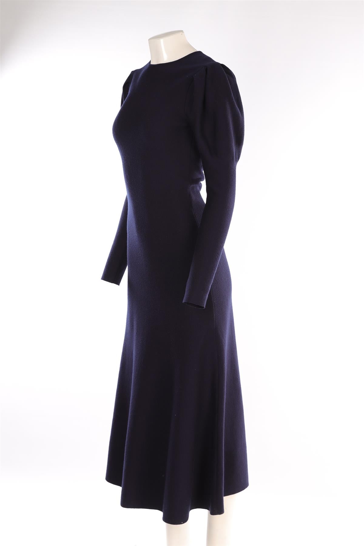 GABRIELA HEARST BLUE COTTON MAXI DRESS SMALL