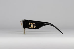 DOLCE & GABBANA D-FRAME ACETATE SUNGLASSES