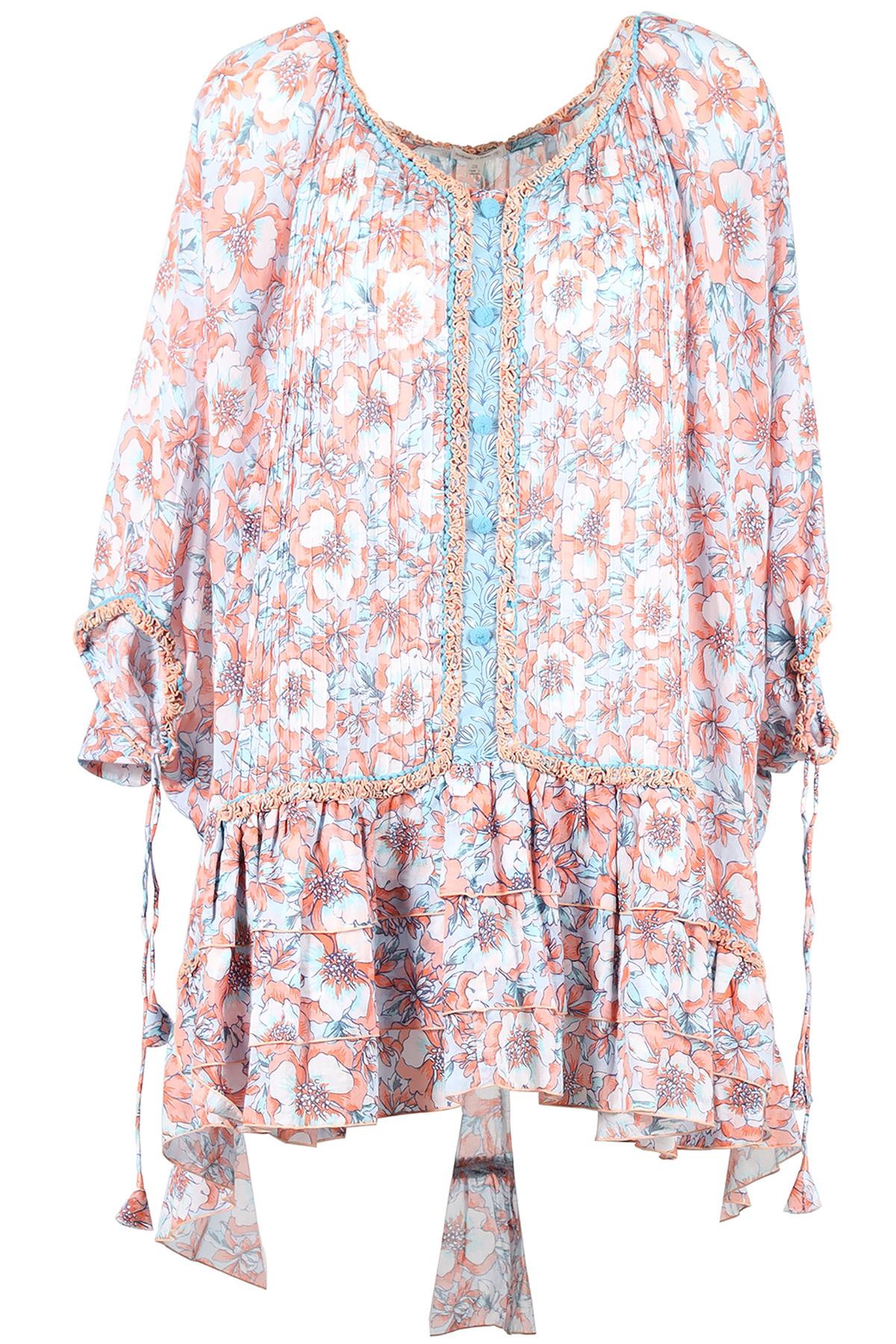 POUPETTE ST BARTH COTTON MINI DRESS SMALL
