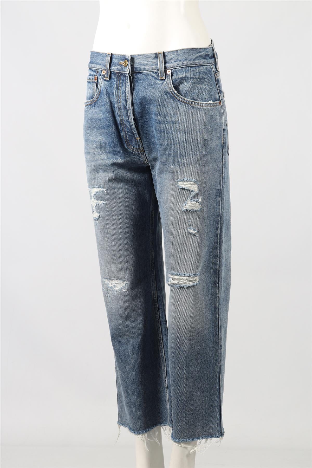 GUCCI HIGH RISE STRAIGHT LEG JEANS XLARGE