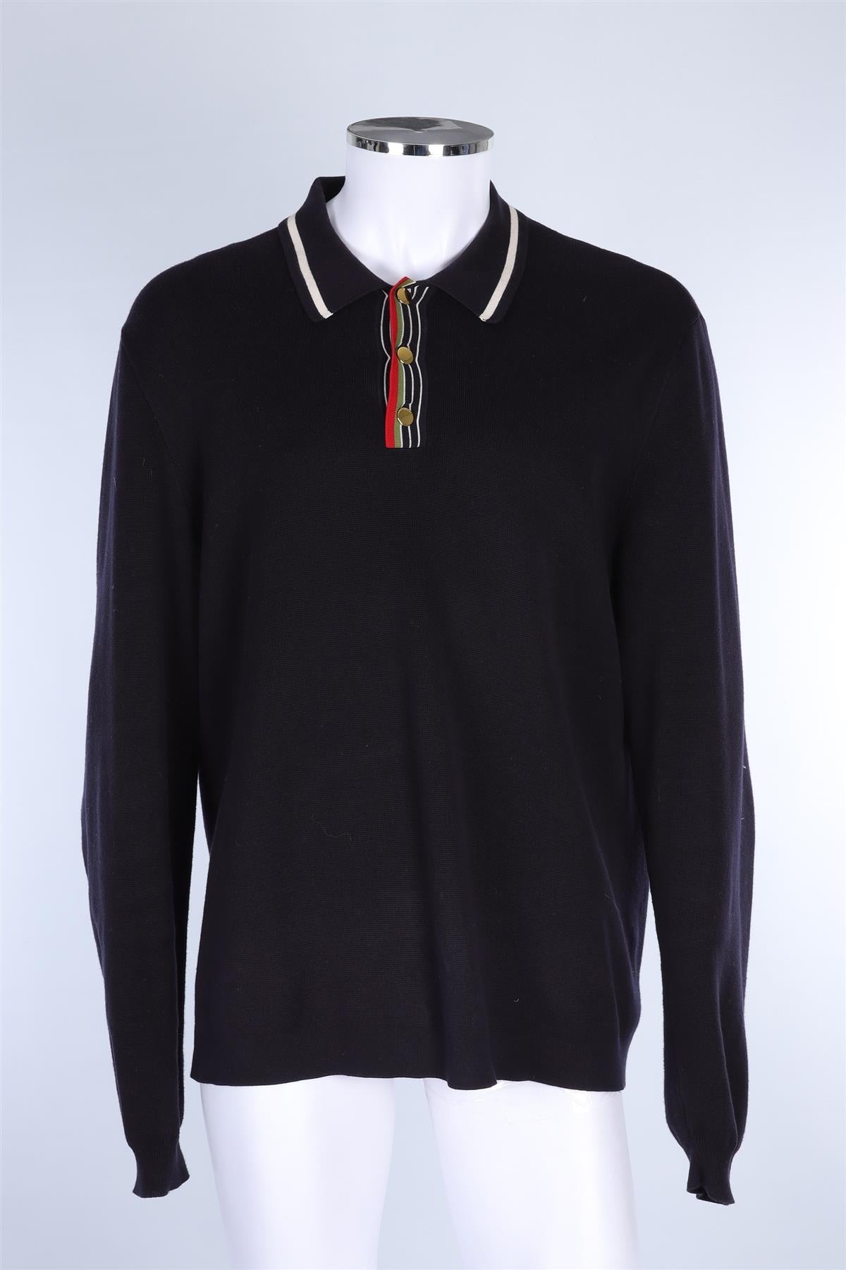 GUCCI NAVY MEN'S SWEATER 3XLARGE