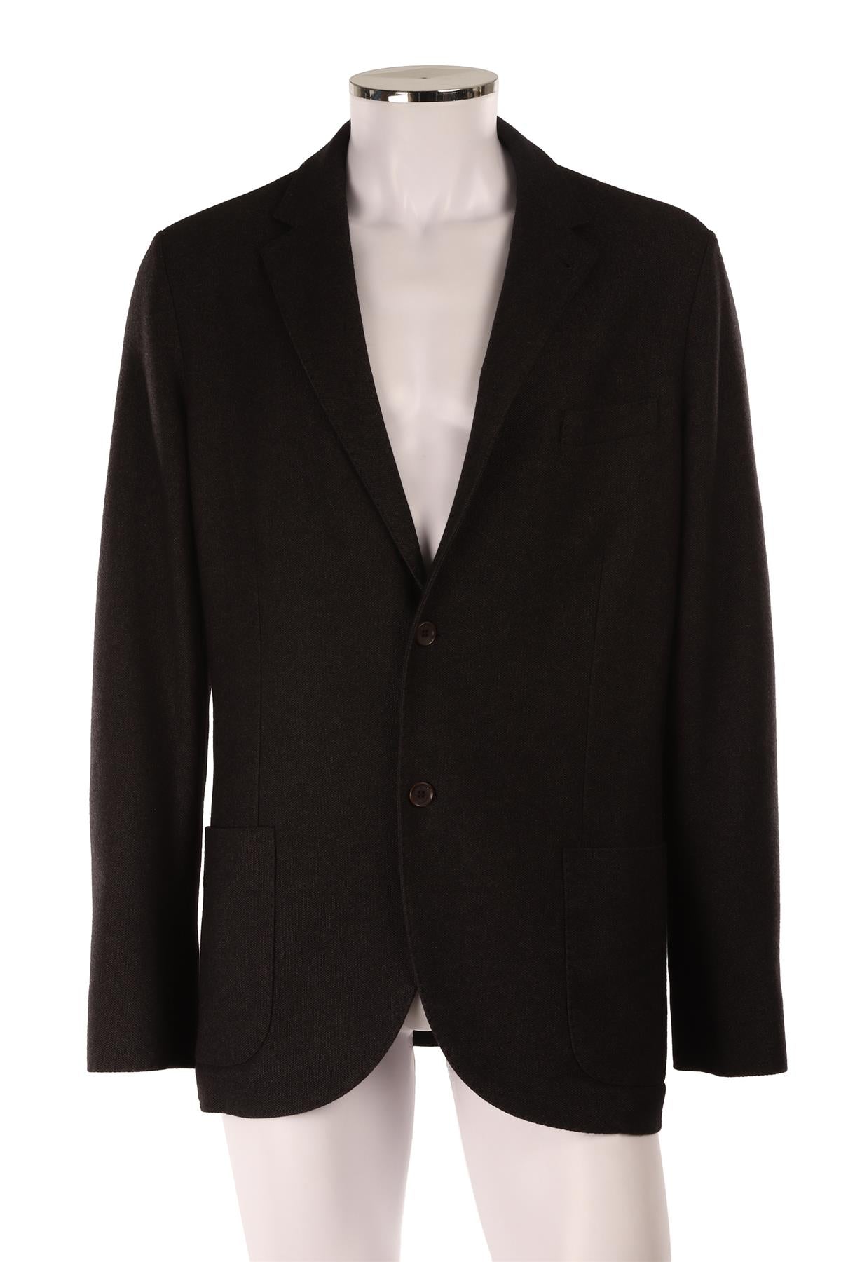 LORO PIANA GREY MEN'S CASHMERE BLAZER IT 56 UK/US 46