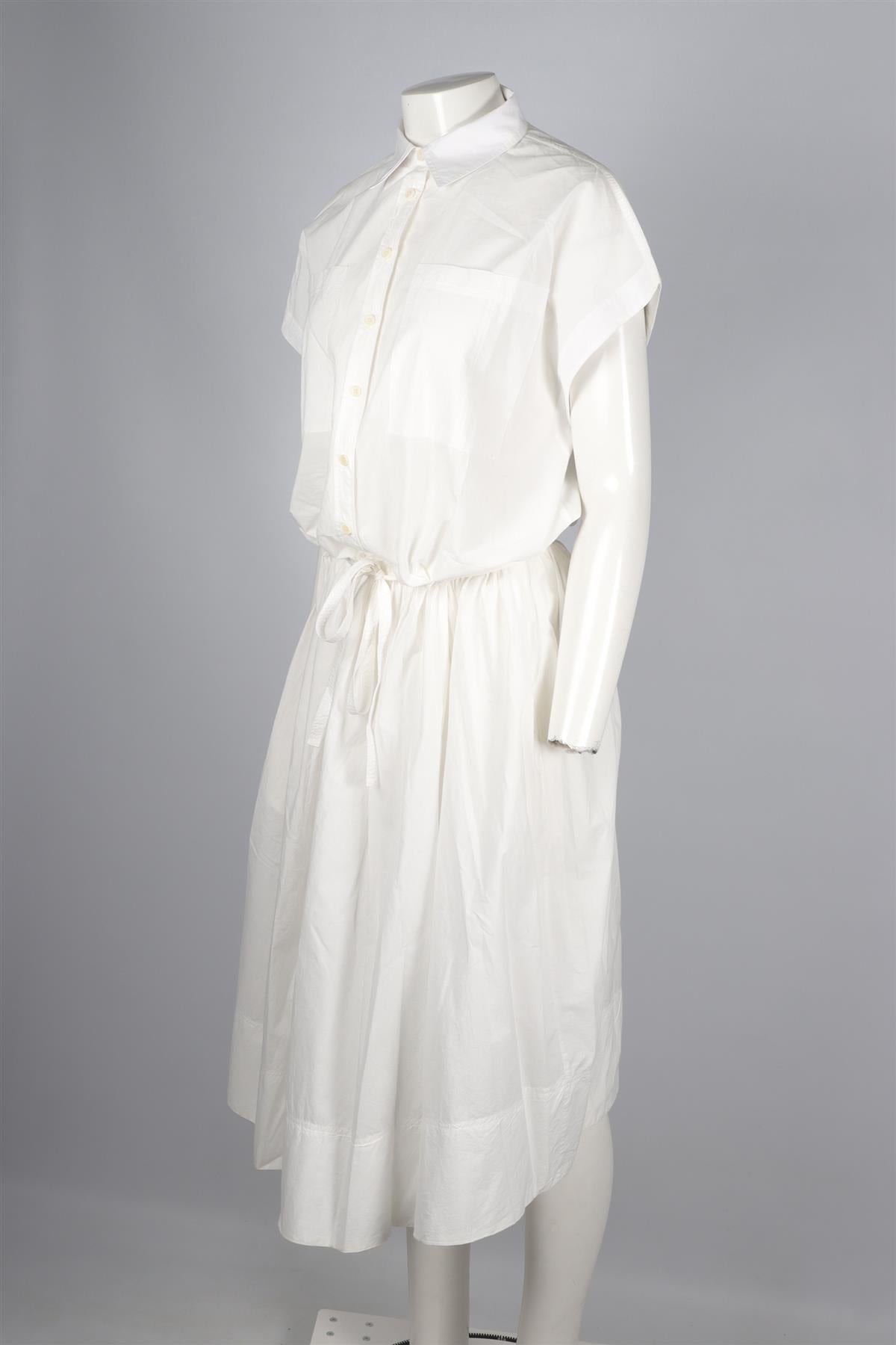 APIECE APART WHITE COTTON MAXI DRESS MEDIUM