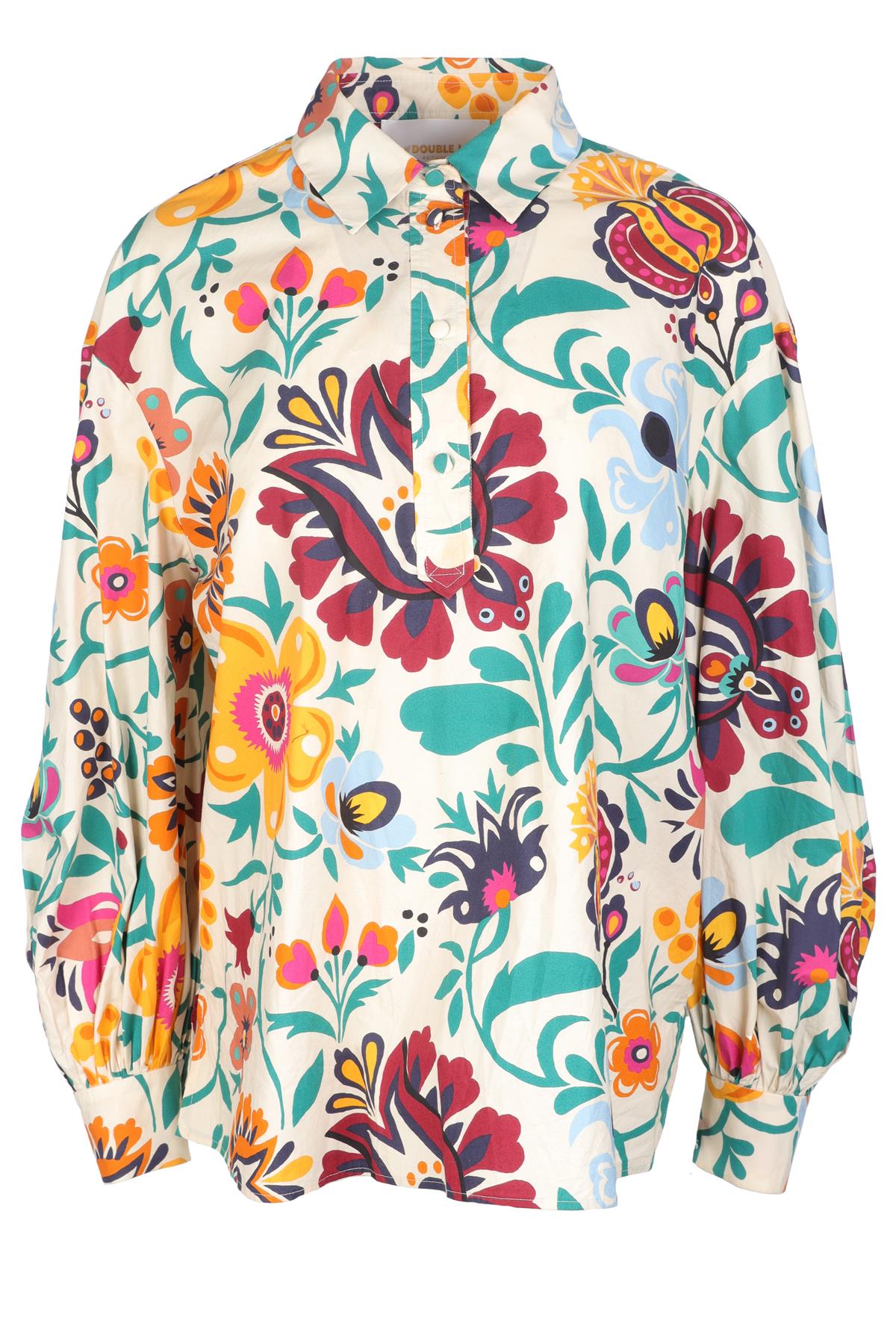 LA DOUBLE J MULTI COTTON SHIRT SMALL