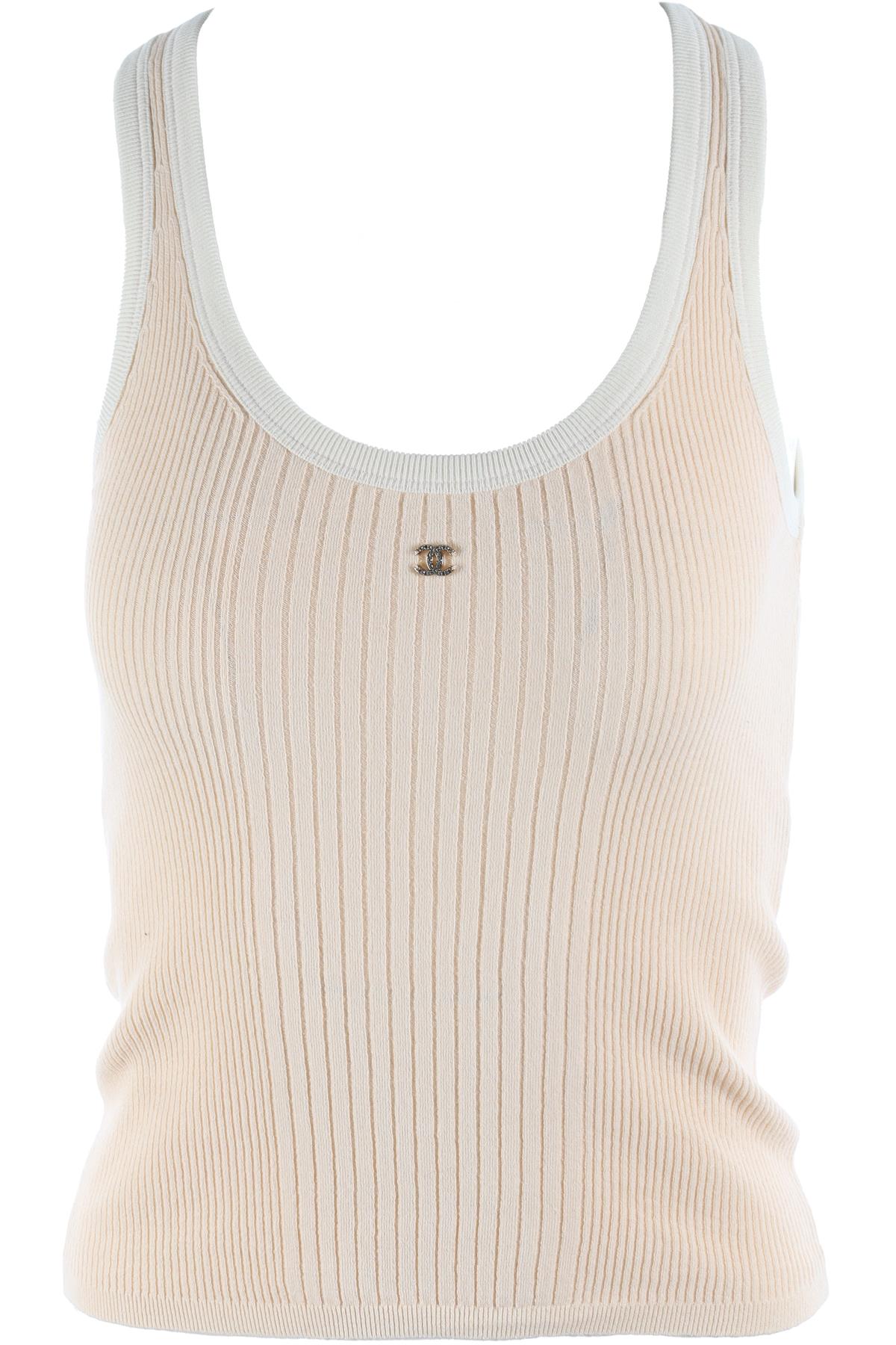 CHANEL PEACH 2025 COTTON TOP FR 34