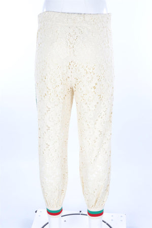 GUCCI CREAM LACE PANTS IT 38 UK 6