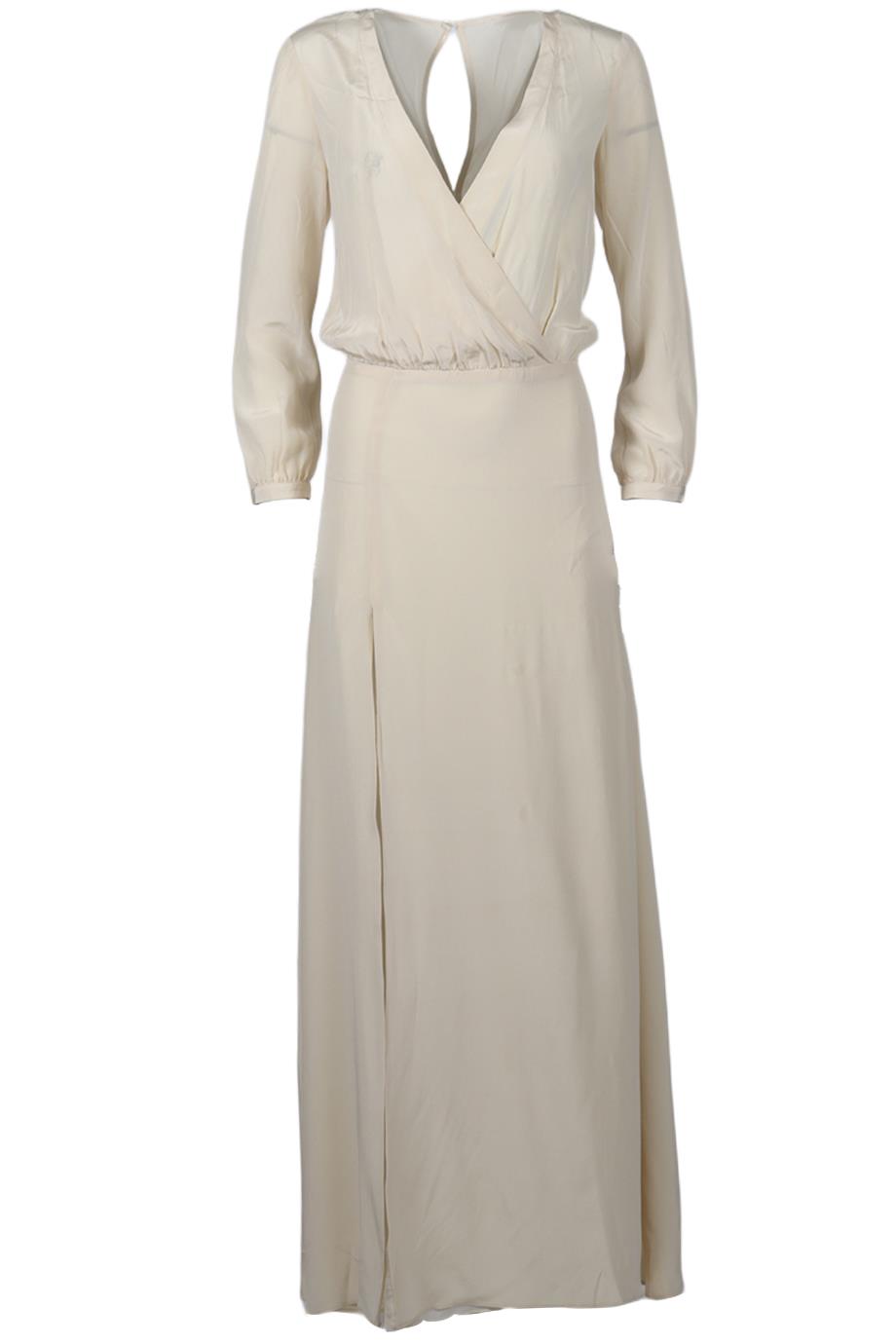 MICHELLE MASON SILK MAXI DRESS US 2 UK 6