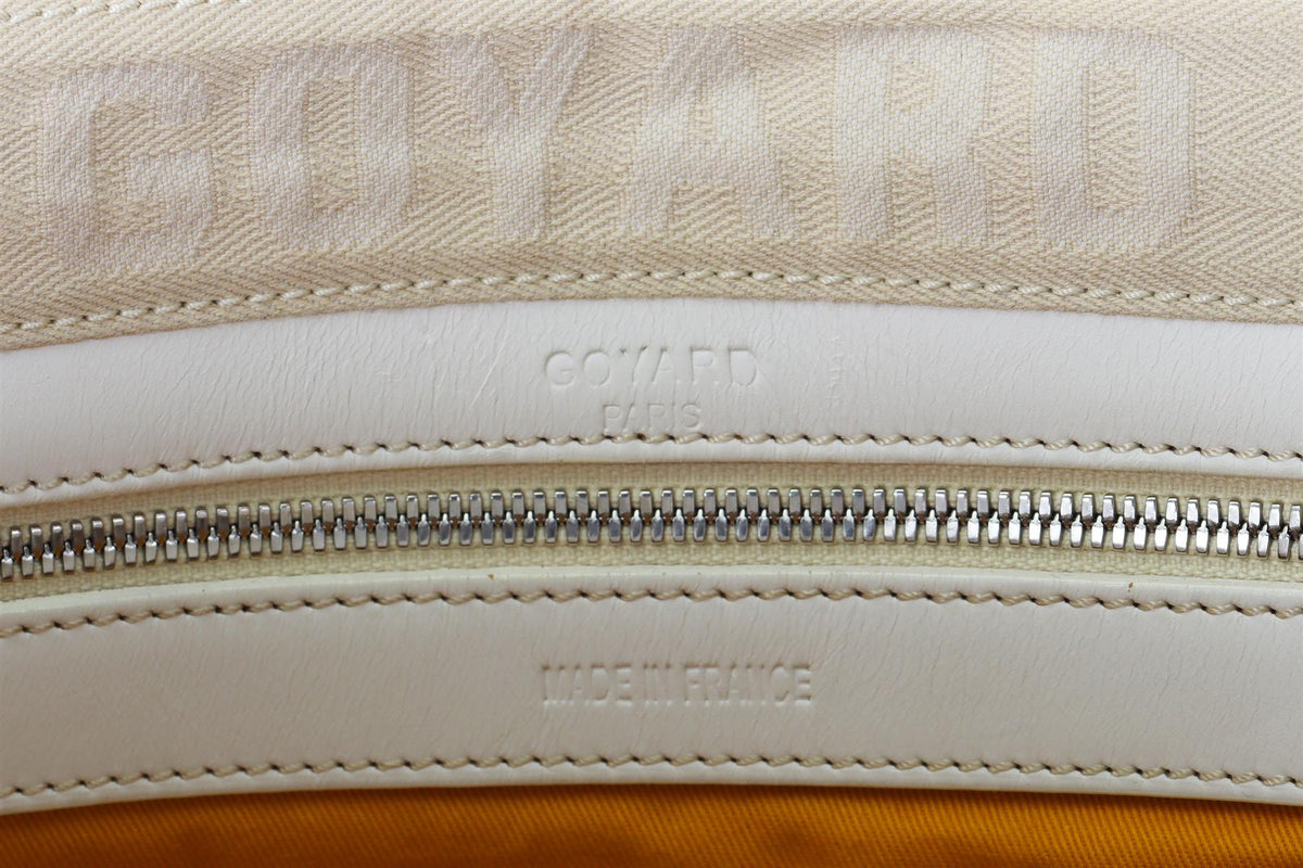GOYARD + BOYARDE BOEING 55 GOYARDINE COATED CANVAS TOTE BAG