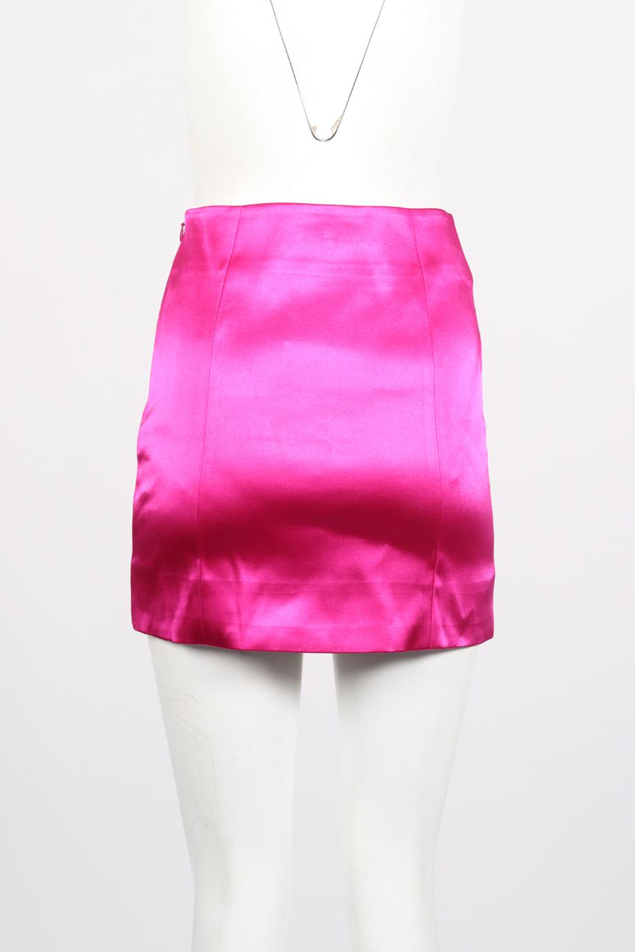 FRAME SATIN MINI SKIRT US 2 UK 6