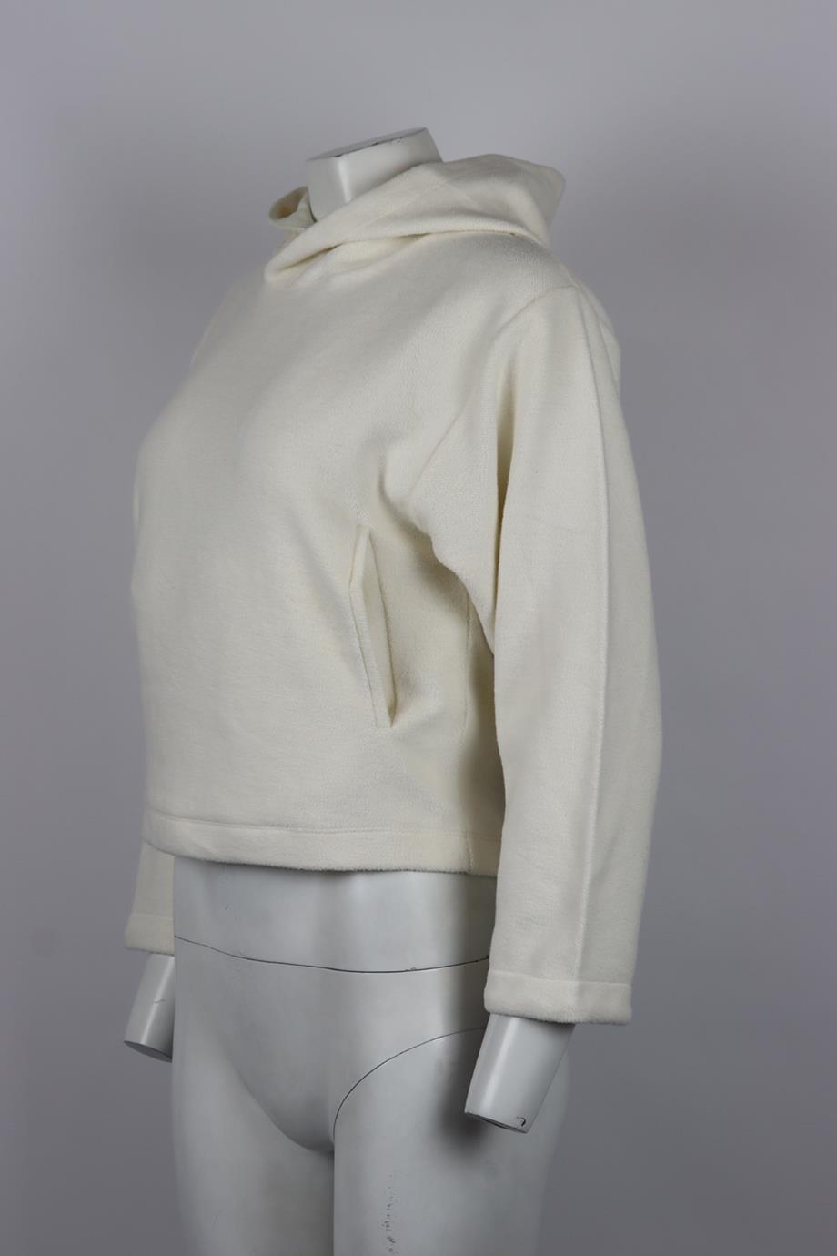 NINETY PERCENT COTTON FLEECE HOODIE XSMALL