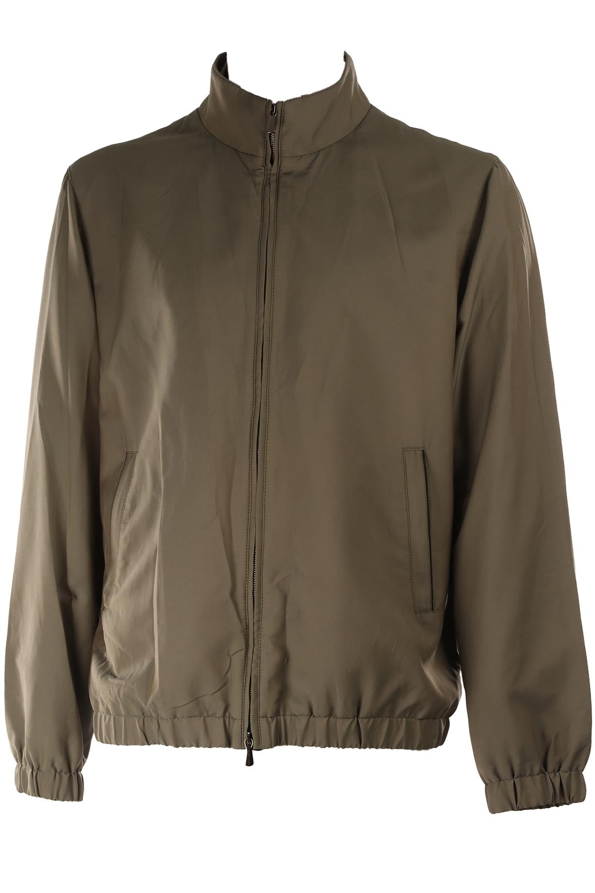 THOM SWEENEY GREEN MEN'S SHELL JACKET IT 52 UK/US 42