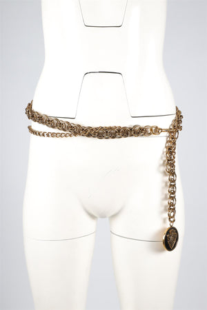 GUCCI GOLD HYSTERIA CHAIN BELT