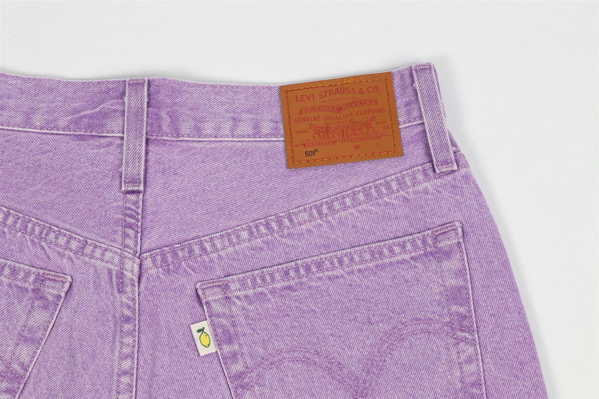 LEVI'S HIGH RISE DENIM SHORTS W28 UK 10