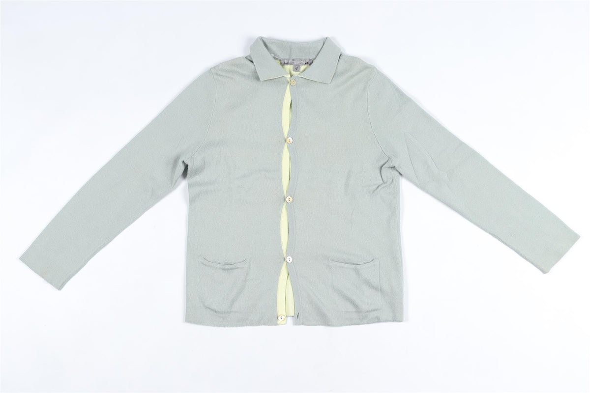 BONPOINT GREEN KIDS BOYS CARDIGAN 6 YEARS